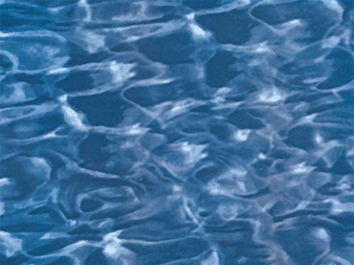 Zwembadliner met golvenpatroon overlap 0,425 mm - rond 5,5 x 3,7 x 1,2 m